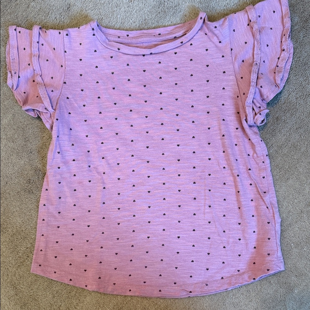 Gap Kids Pink Hearts Shirt